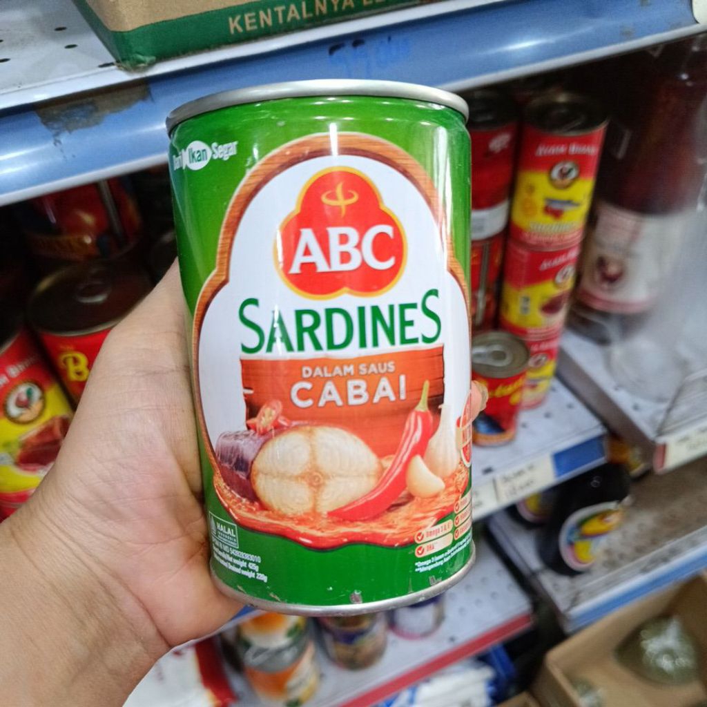 

Sarden Abc ukuran 425 gram
