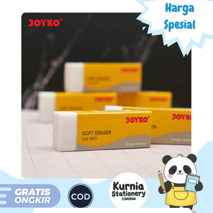 

Joyko Penghapus Eraser 526-B20 Putih Besar (Satuan)