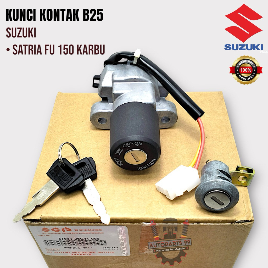 Kunci Kontak Satria FU 150 Lama Set Original Suzuki Kunci Kontak B25 Keyset Satria Fu