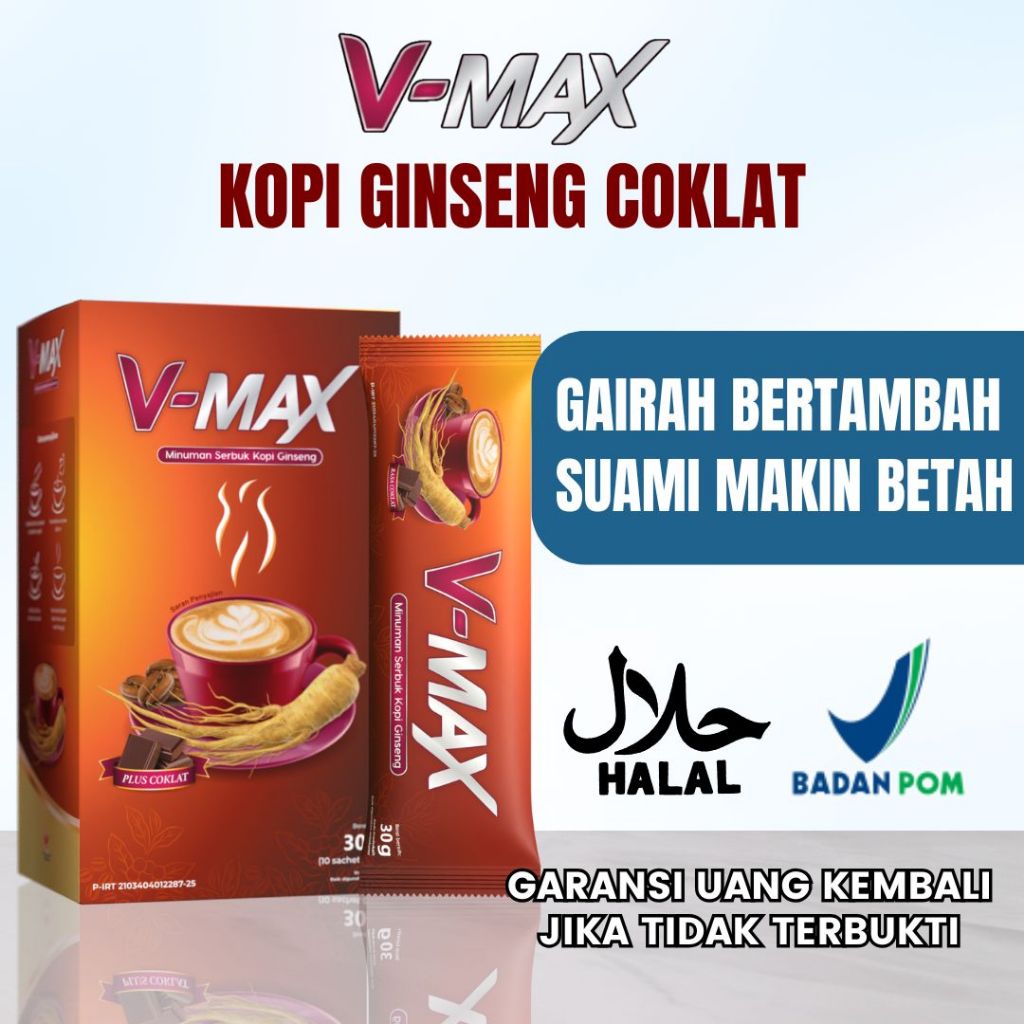 

Kopi V-MAX - Kopi Rasa Coklat Penambah Gairah - Kopi Wanita