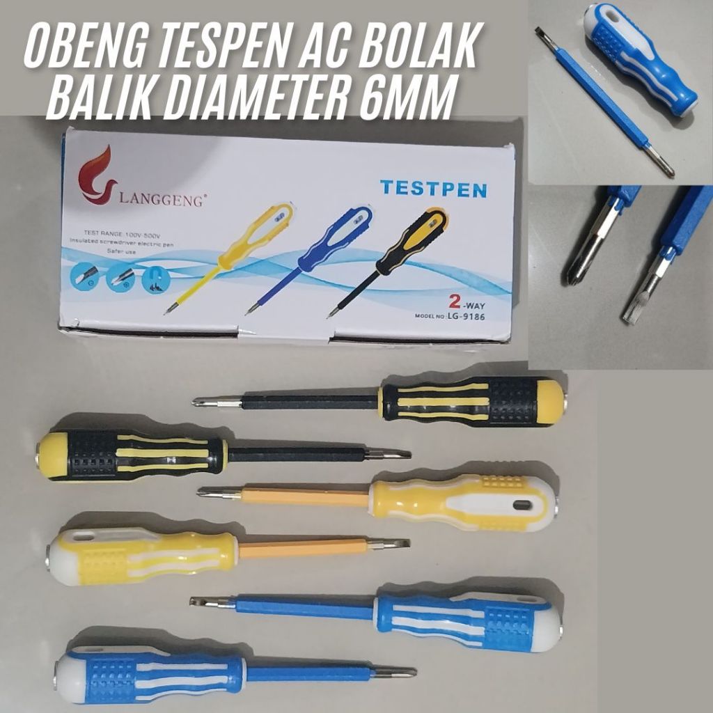 Tespen Bolak Balik Obeng Tespen