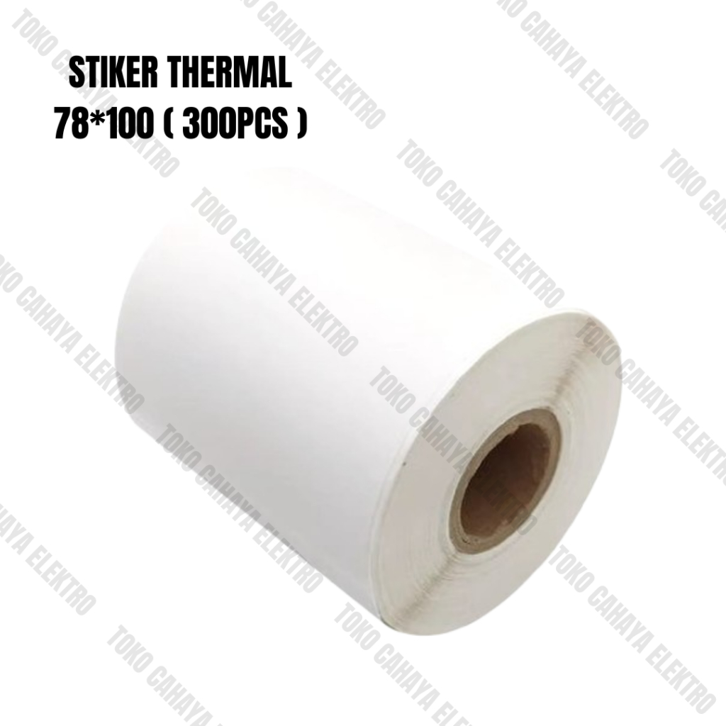 

KERTAS LABEL STIKER THERMAL 78*100 ( 300 PCS ) BISA COD