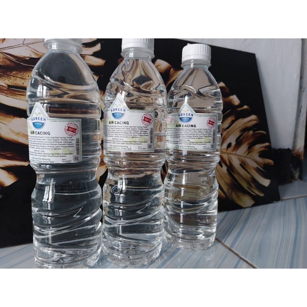 

Air Cacing Bening 600ml (paket bandling)