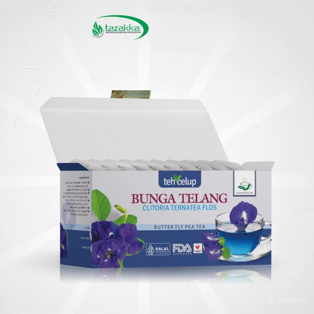 

Teh Bunga Telang Herbal Antioksidan Dan Relaksasi Alami Isi 20 Kantung Celup Tea Bag dari Tazakka
