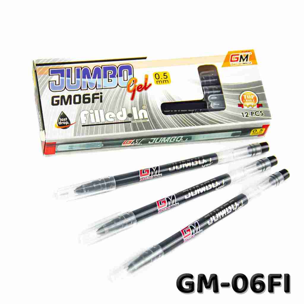 

GELPEN JUMBO 0,5mm TYPE GM-06FI 1 Box isi 12pcs / 1 Lusin