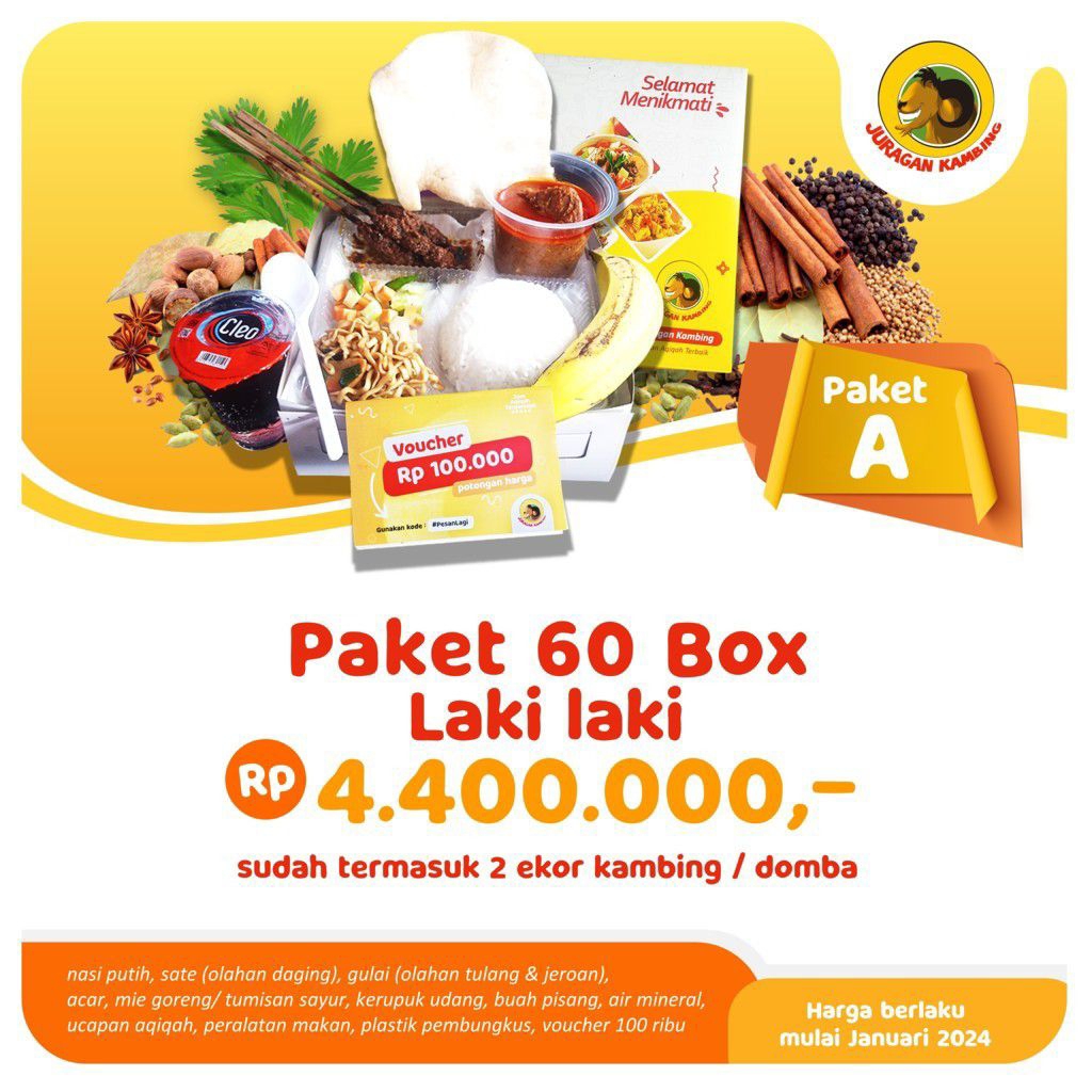 

Paket Aqiqah Box 60 Laki-Laki
