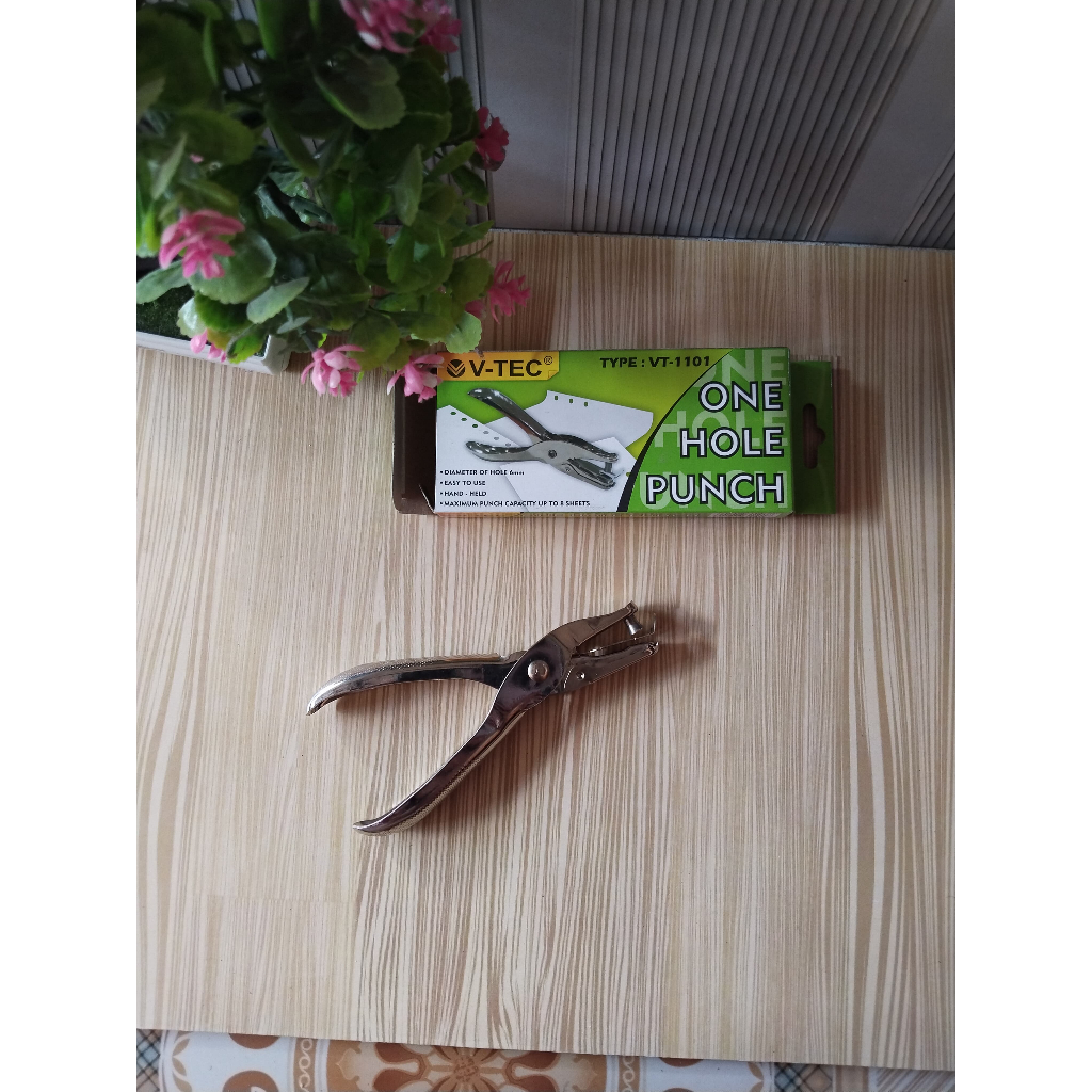 

NEW Pembolong Kertas / Pelubang Kertas 1 Lubang V-Tec VT-1101