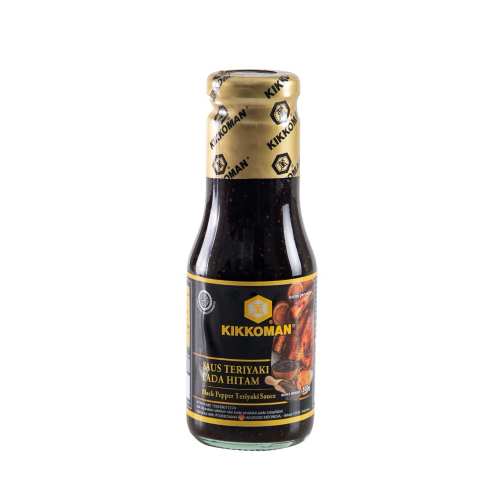 

Kikkoman Saus Teriyaki Lada Hitam Botol 300 g