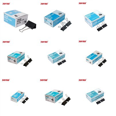 

( Box 6 - 12 Pc ) JOYKO BINDER CLIP - KLIP PENJEPIT KERTAS / MEMO
