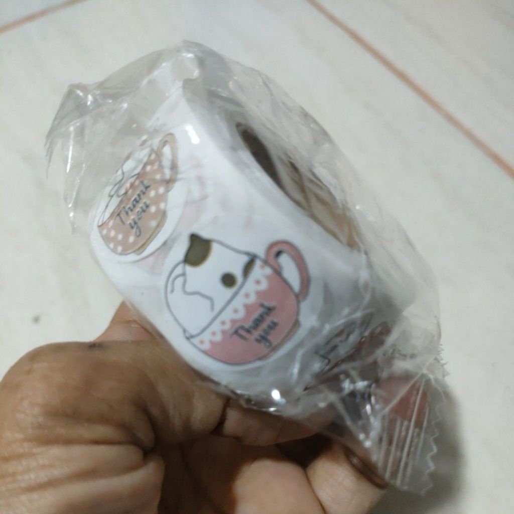 

stiker thanks you isi 500pcs