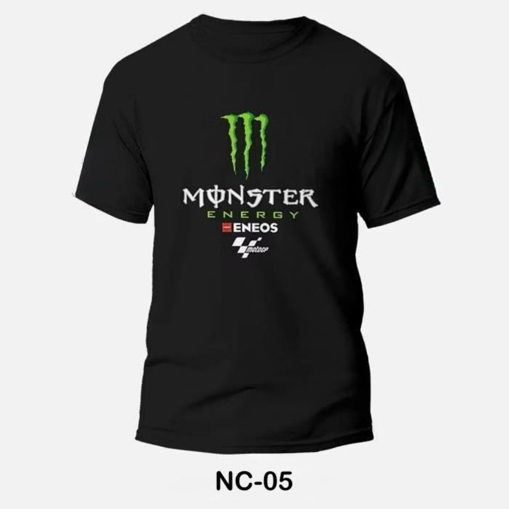 KAOS PRIA / WANITA . MONSTER ENERGY - MOTOGP