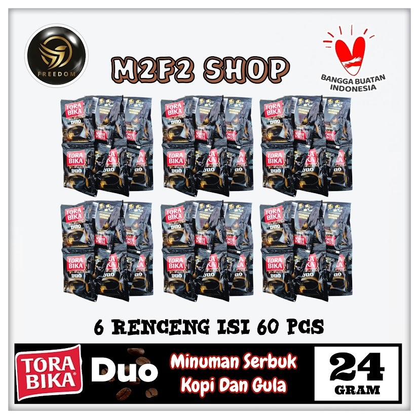 

Torabika Duo Kopi Hitam + Gula Serbuk Sachet - 24 gr (Kemasan 6 Renceng)