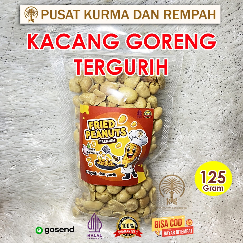 

Kacang Goreng Renyah 125gr – Gurih, Wangi, dan Fresh | Camilan Favorit Sepanjang Masa
