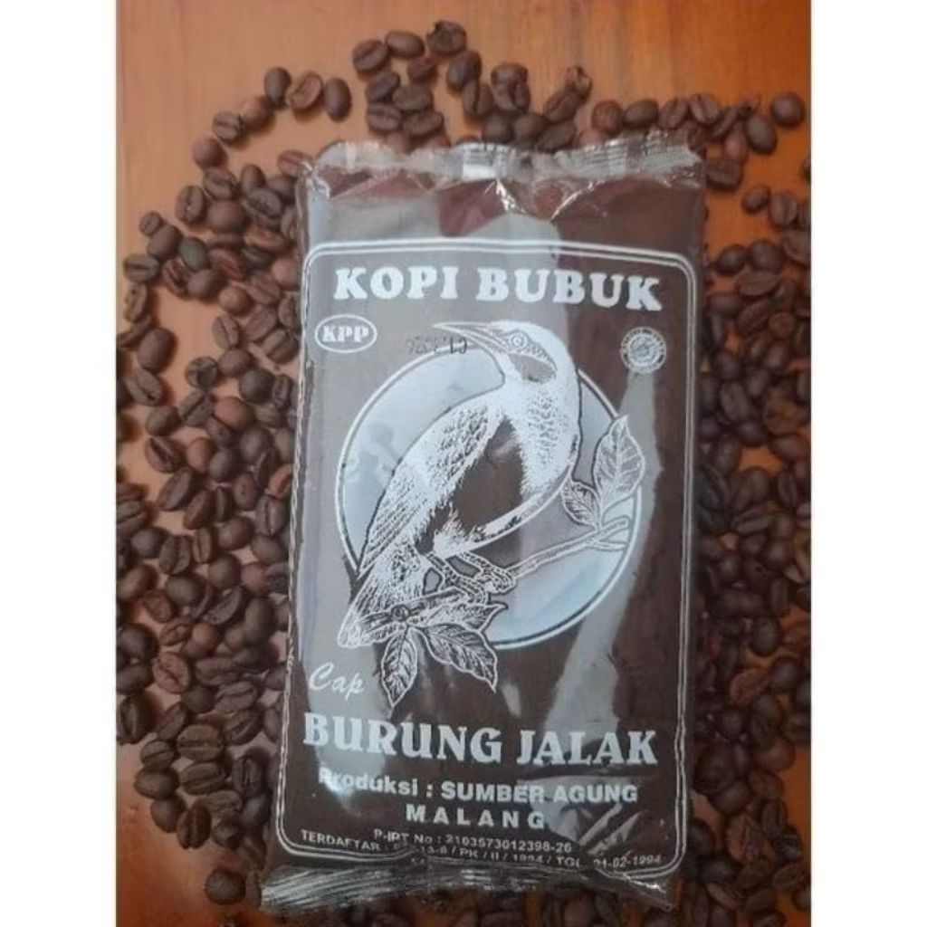 

isi 5 Kopi bubuk cap burung jalak berat 200gr/bungkus