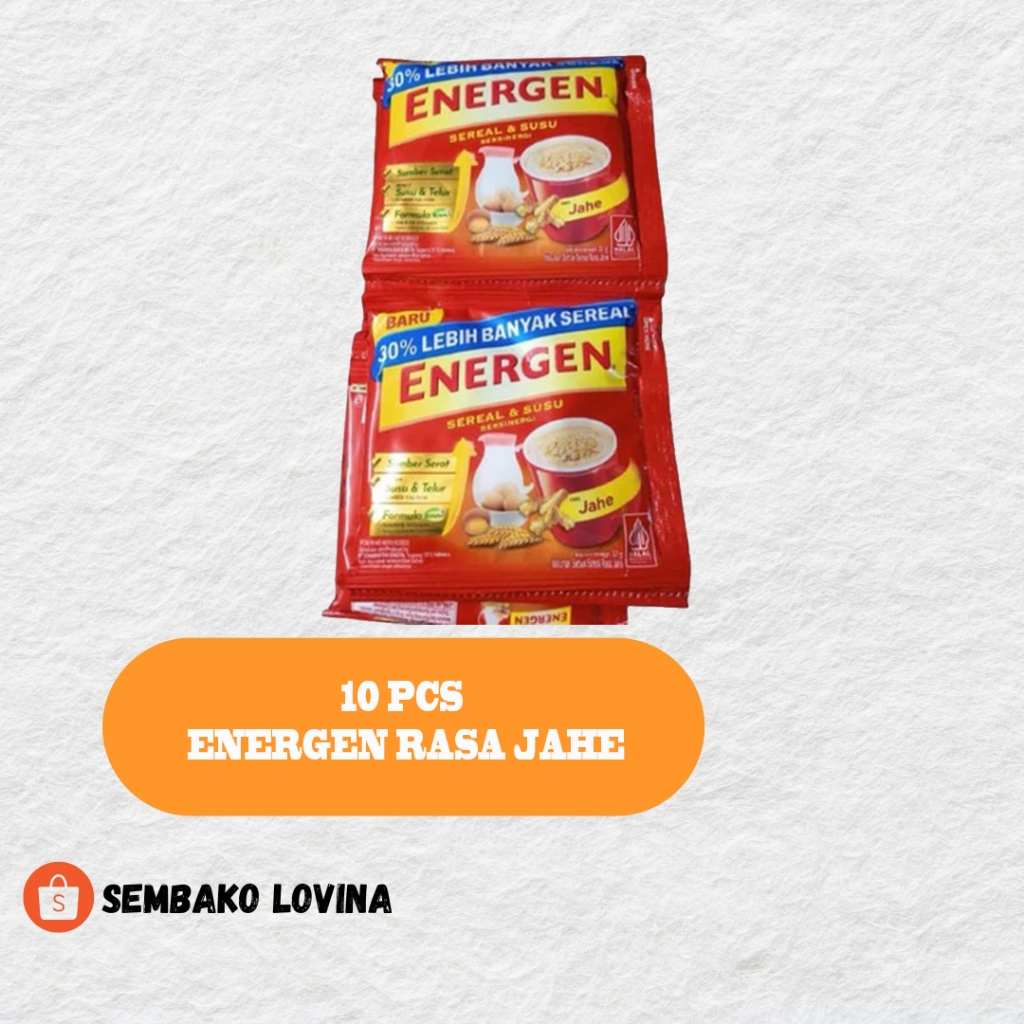 

Energen Sereal Susu Jahe Bergizi 10 Sachet