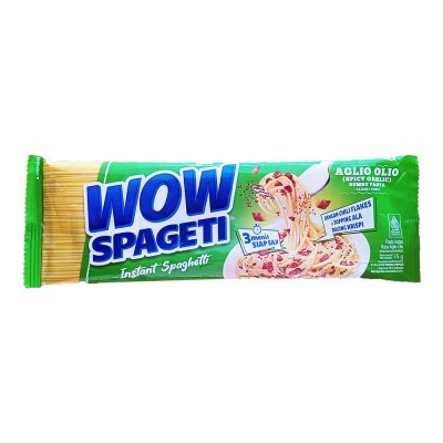 

WOW Spageti Instan Spaghetti Aglio Olio (Spicy Garlic)