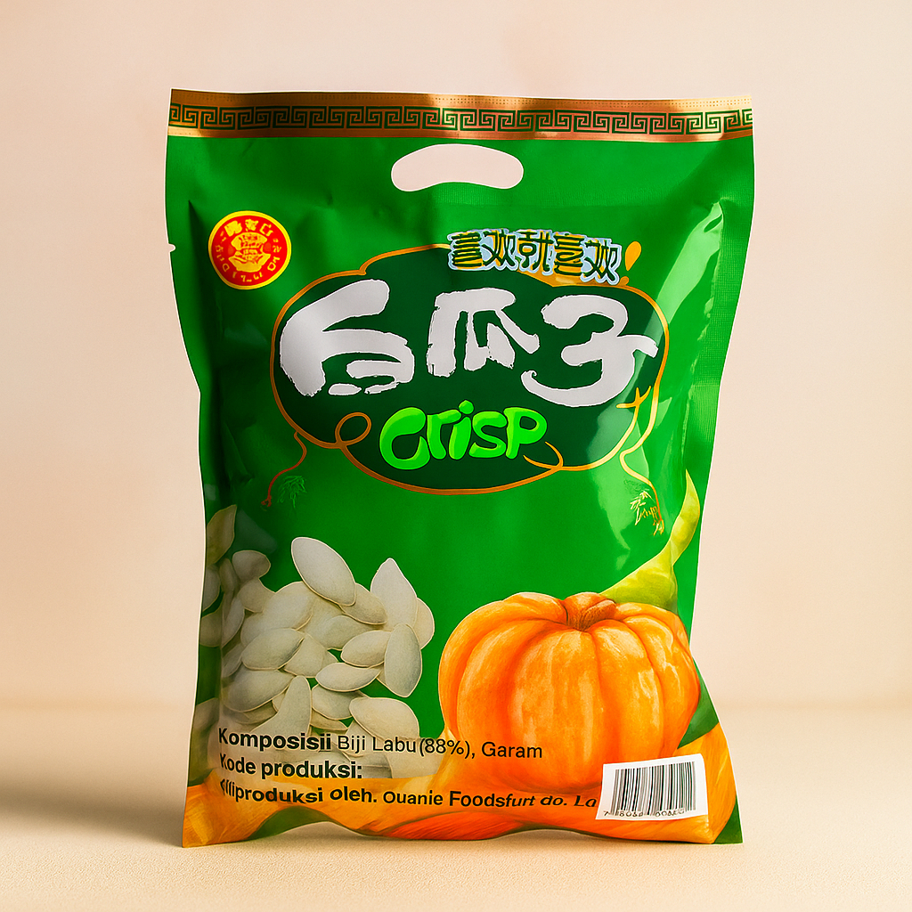 

Makanan Ringan / Snack / Kuaci Kwaci Biji Labu/ Pumpkin Seeds 1kg