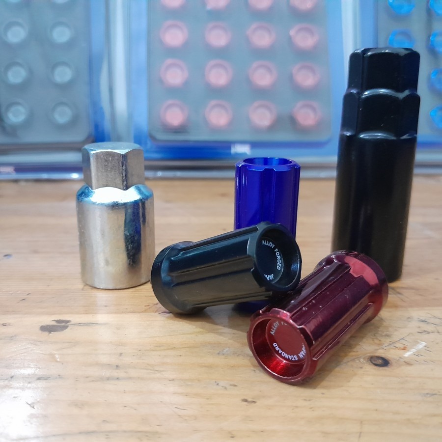 Baut roda hsr mur roda hsr DURA NUT HSR banyak warna