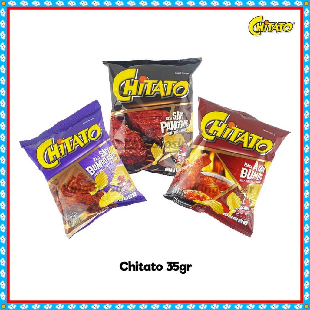 

Chitato Keripik Kentang 35gr / Snack Camilan Gurih / Chitato Lite / Chiki Balls / Chiki Twist / Qtela / JetZ
