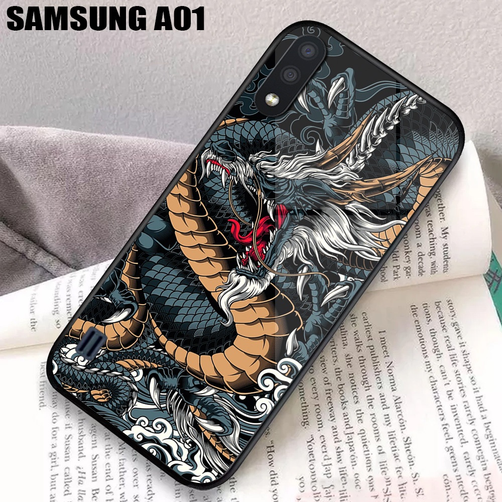 Case Samsung Galaxy A01 - [Dragon M56] Aesthetic - Softcase Samsung Galaxy A01 - Case Protect Camera