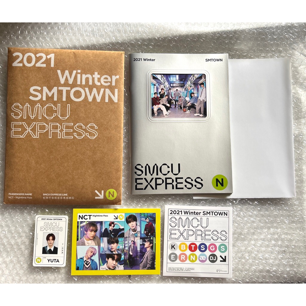 (SALE) NCT 2021 Winter SMTOWN : SMCU EXPRESS NCT - Nighttime Pass / Daytime Pass NO POSTER SEASON GR