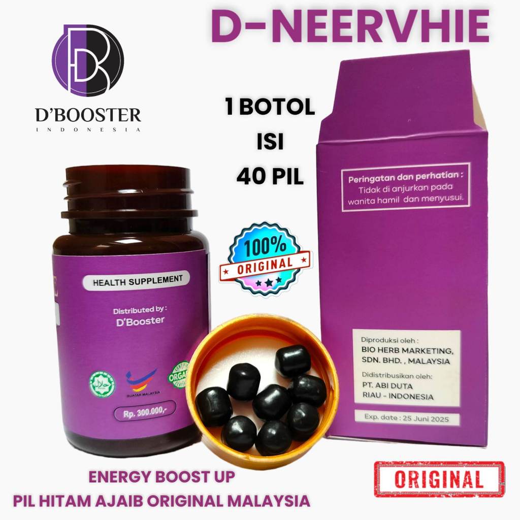 

D Nerve Solusi Sehat Bersama Isi 40 Herbal Ajaib