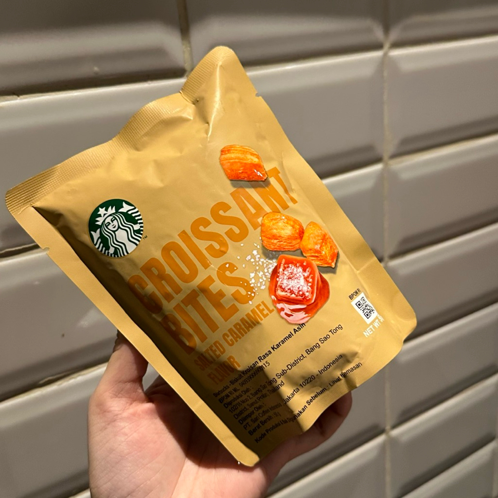 

Starbucks Croissant Bites Salted Caramel Pouch 50gr
