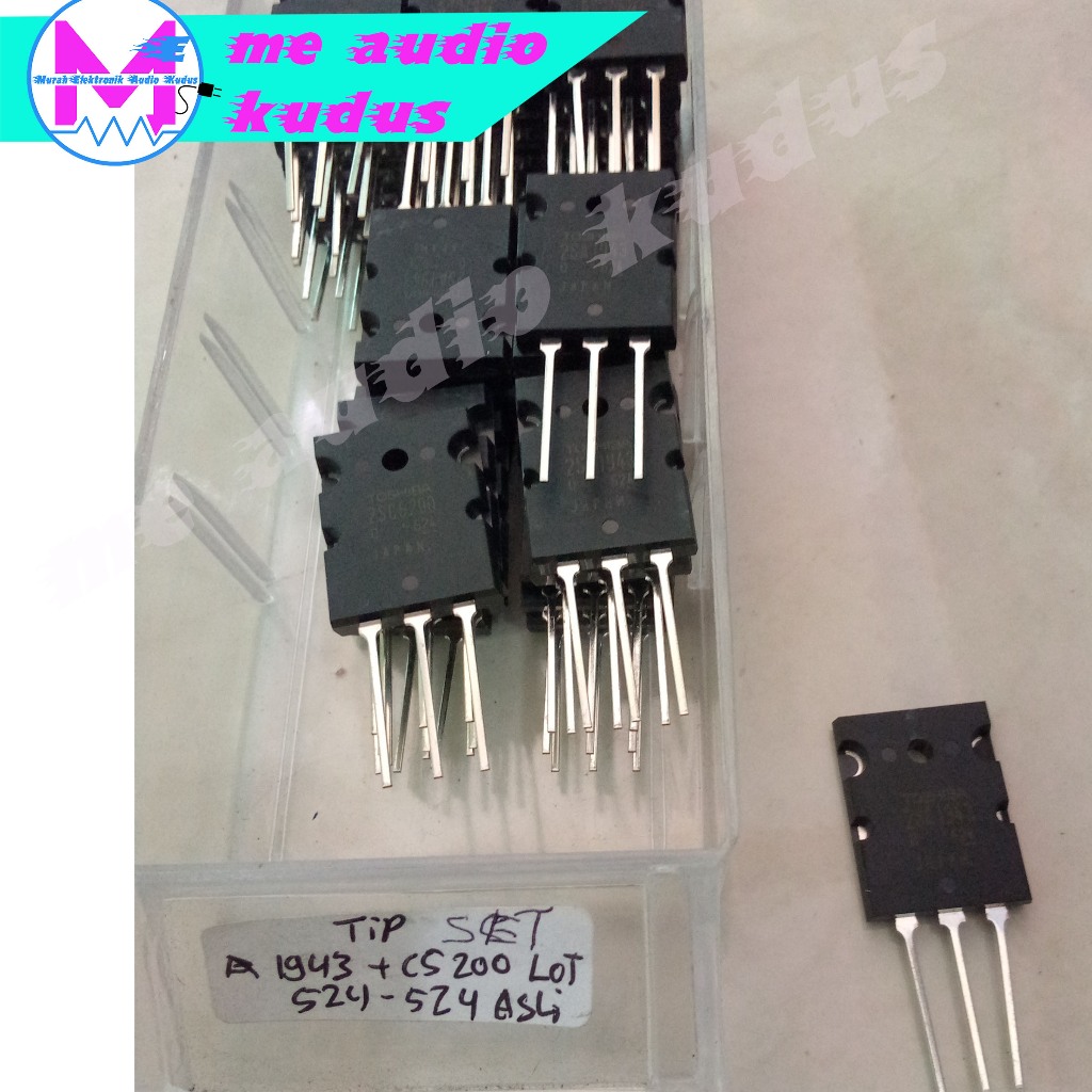 TRANSISTOR TIP A1943+C5200 LOT 524-524 ASLI SET