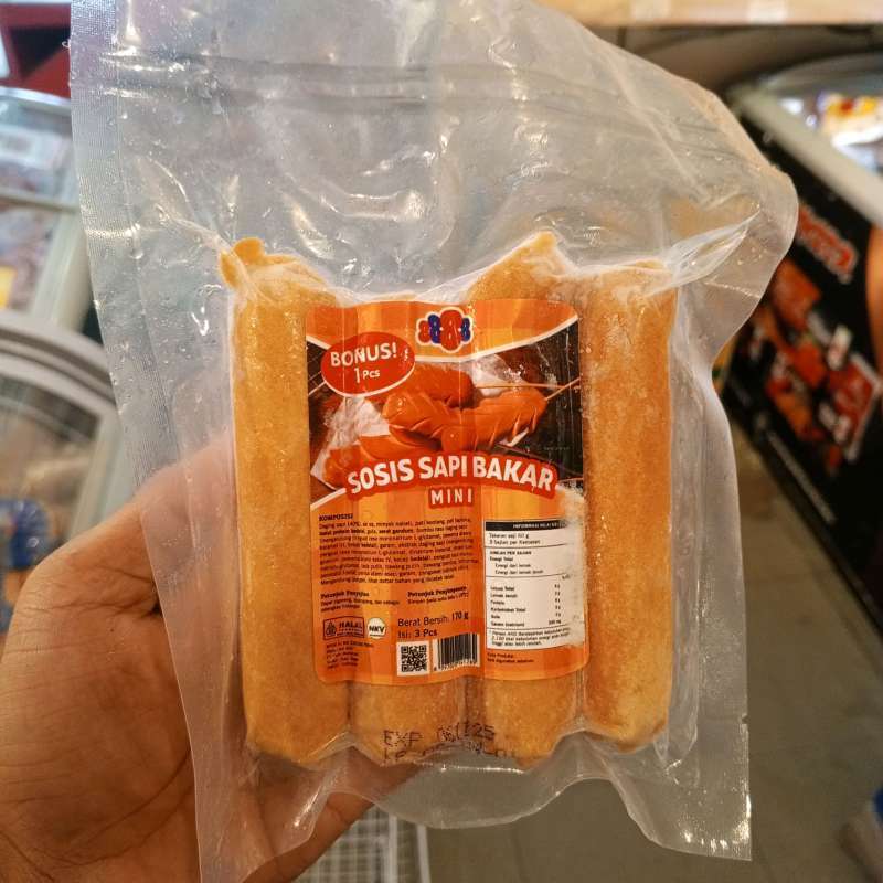 

Sosis Sapi Bakar 8888 isi 4 pcs