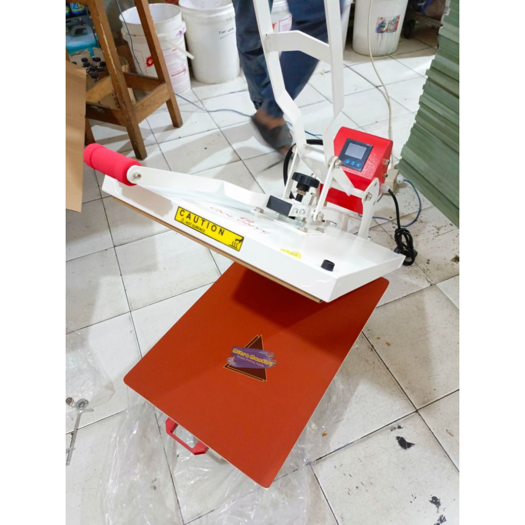 Mesin press kaos 40x60 1800watt Potrait