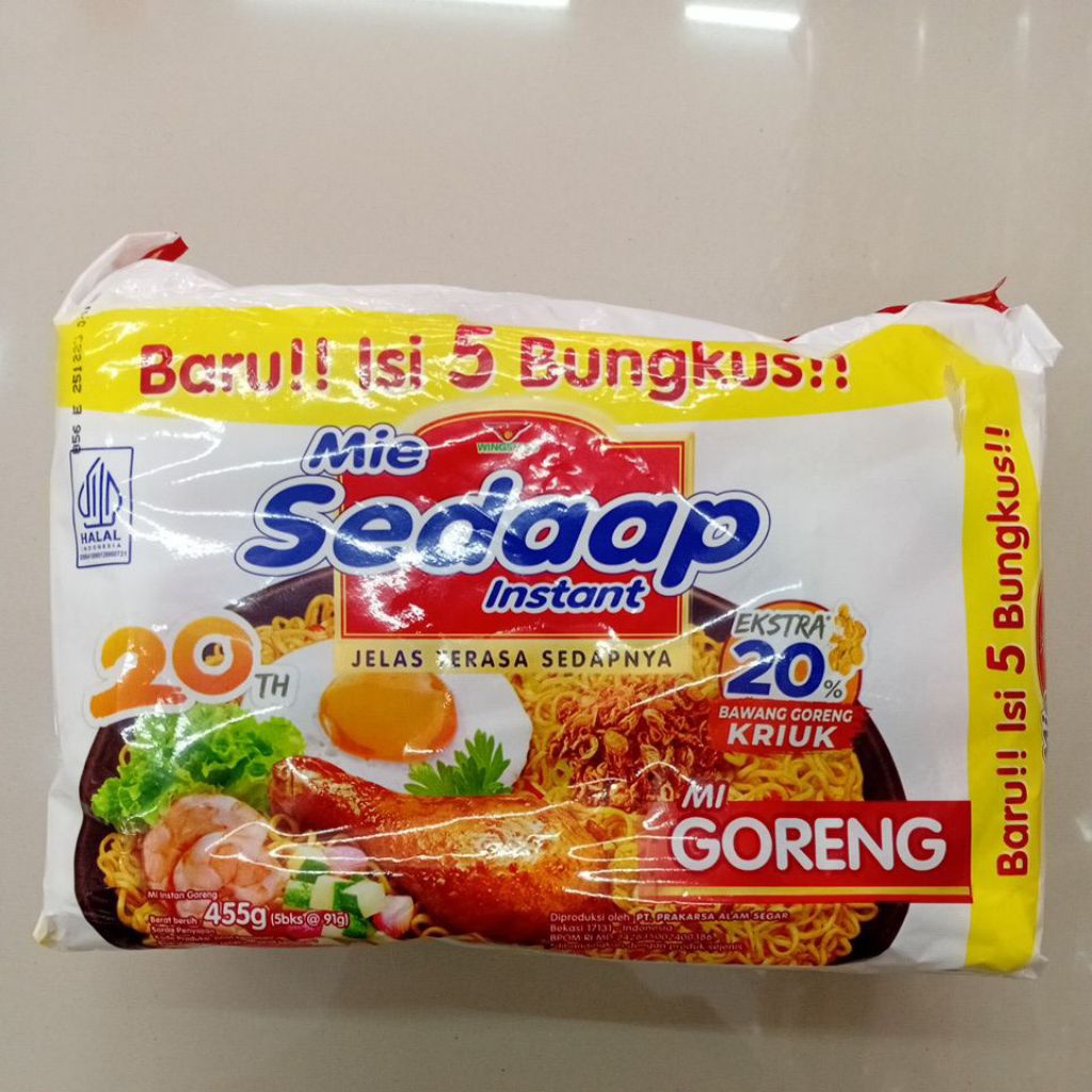 

MIE SEDAAP - MIE INSTAN GORENG ISI 5