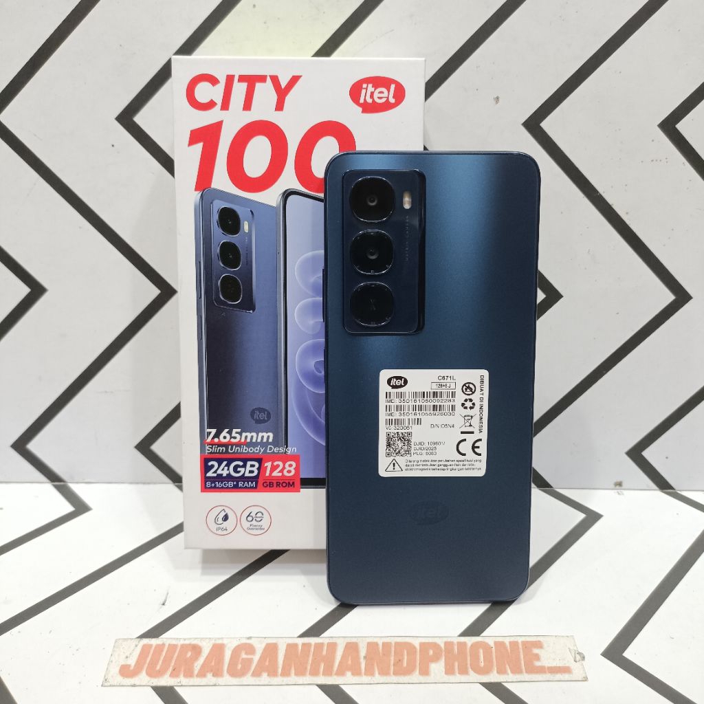 ITEL CITY 100 8/128GB 6/128GB HP BEKAS SECOND FULLSET