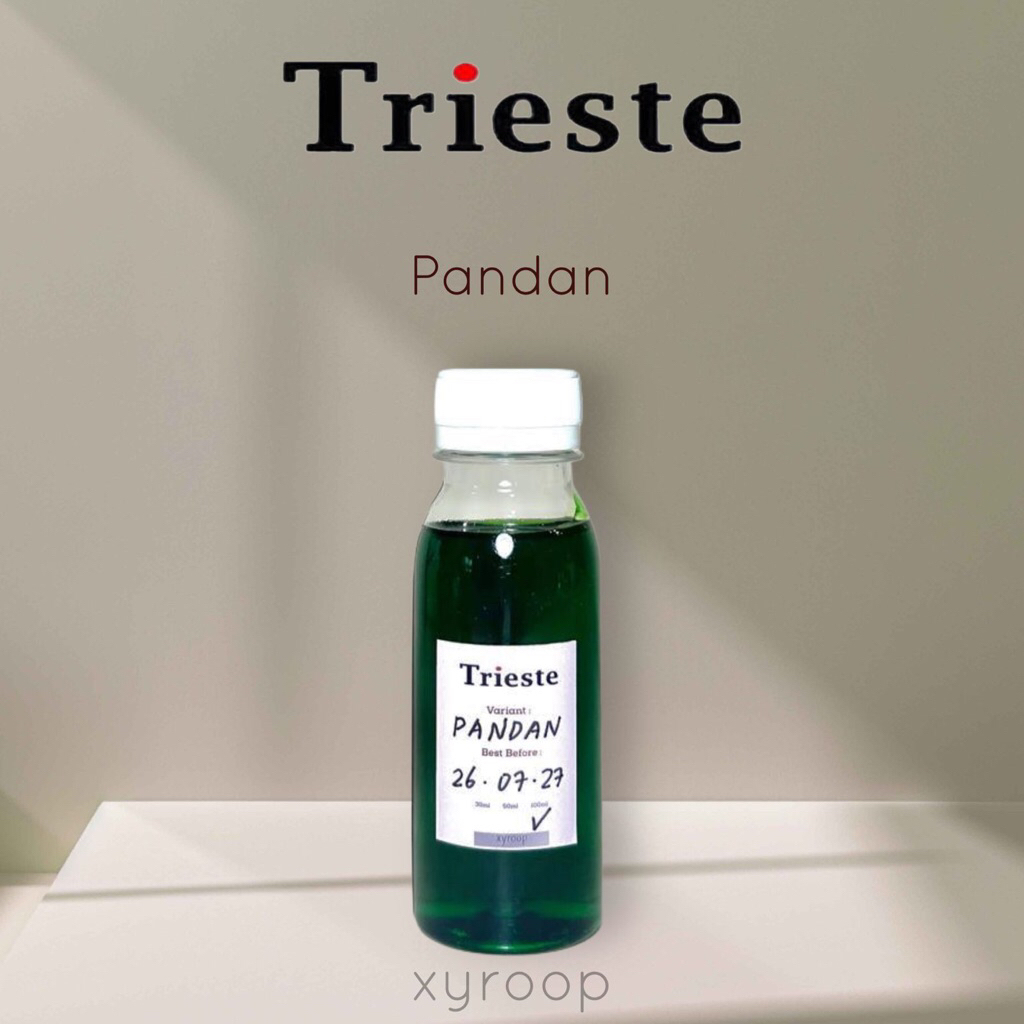 

Trieste Pandan Coffee Syrup Repack 30ml 50ml 100ml