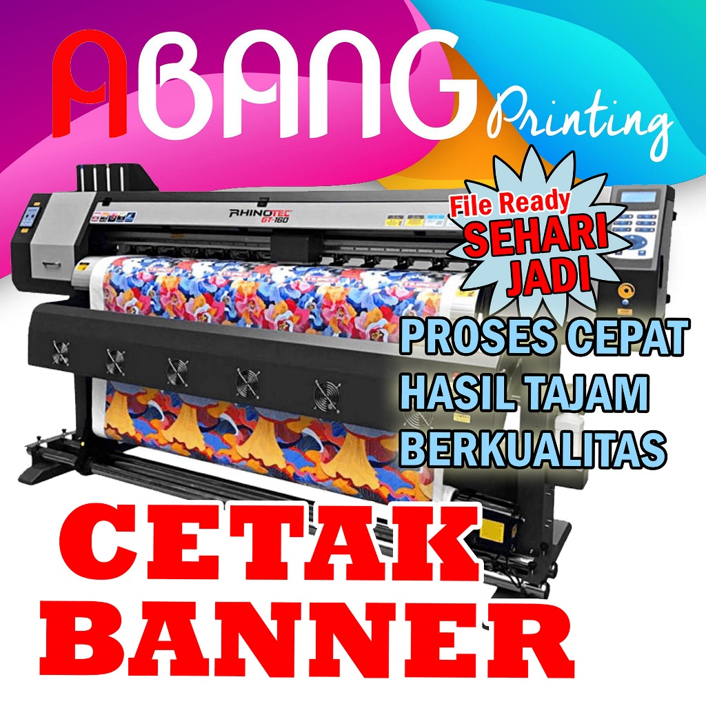 

Cetak Banner/Baliho/Spanduk. SATU HARI JADI.