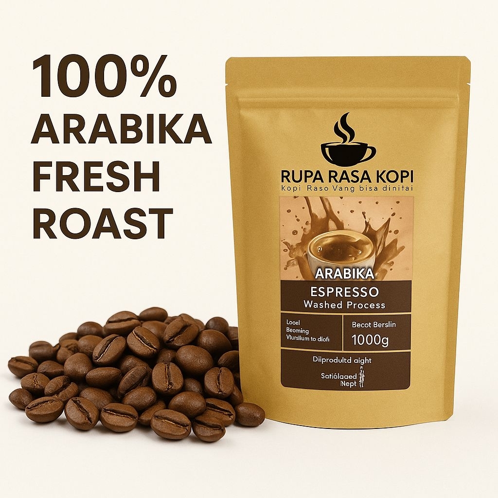 

Biji Kopi Arabika Espresso 100% Premium – Fresh Roast untuk Espresso & Es Kopi Susu (100gr/200gr/500gr/1kg)