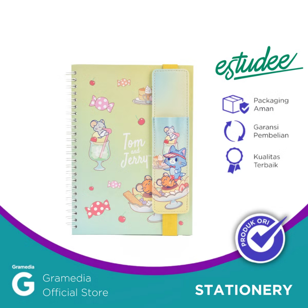 

Gramedia Tunjungan : Estudee Notebook A5 Sweet Cafe Gokko