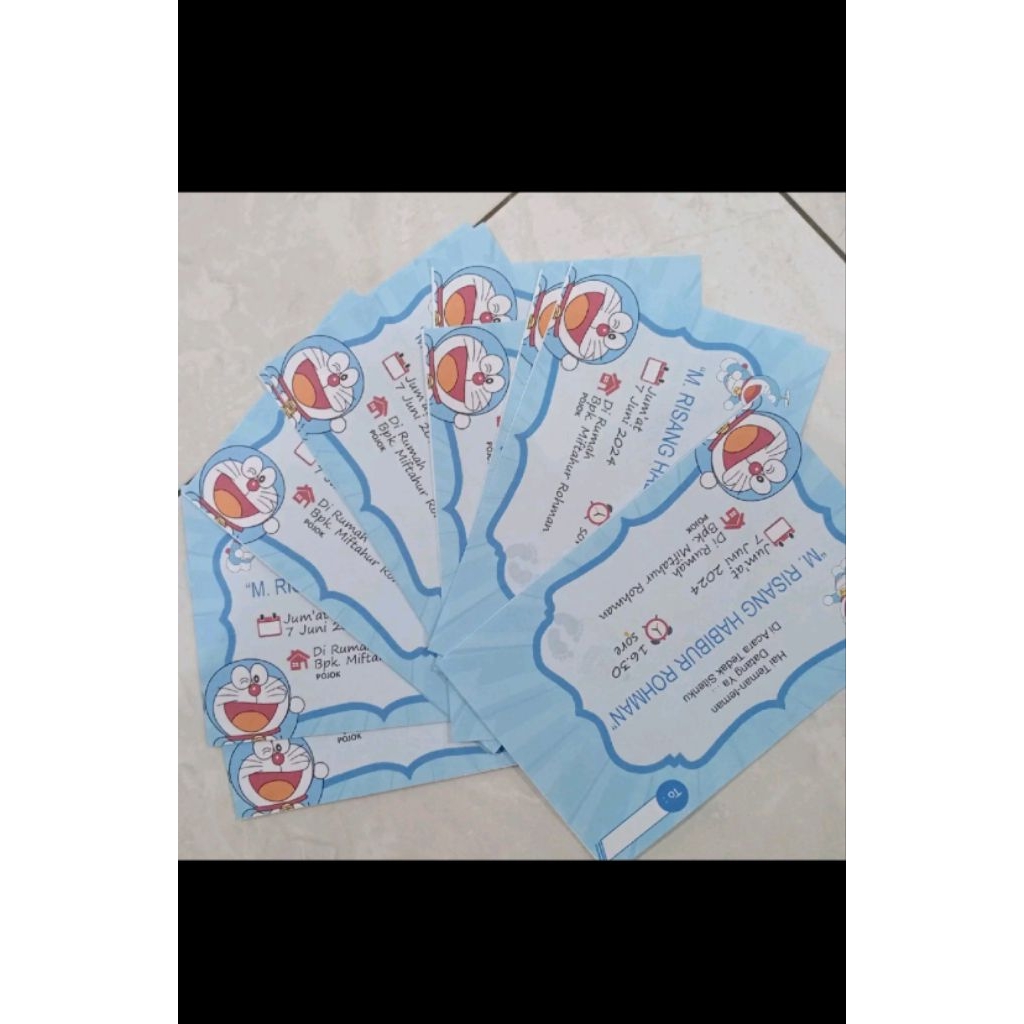 undangan tedhak Siten karakter | Costum
