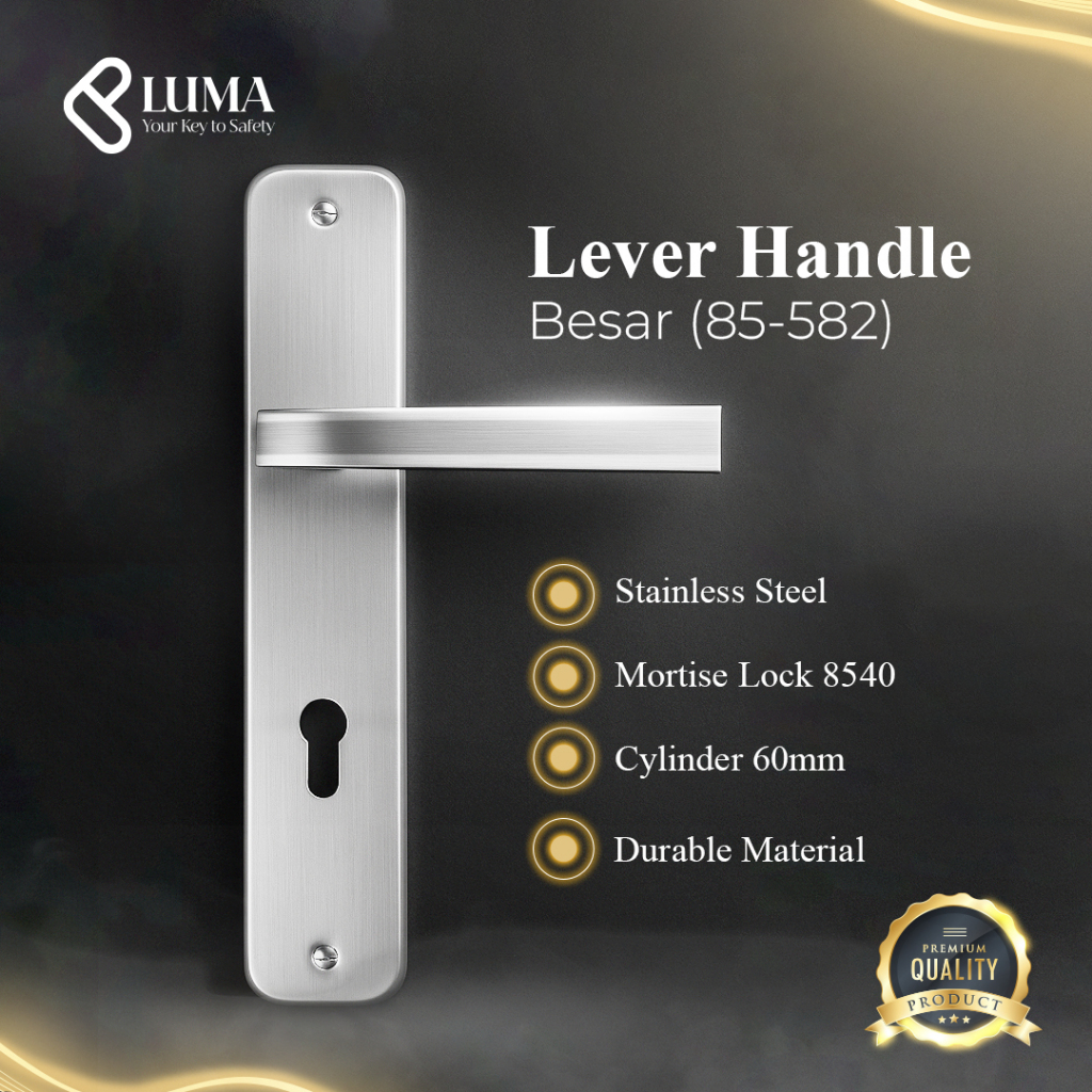 Kunci Pintu Besar 85-582 / Kunci Pintu Besar 25cm / Kunci Pintu Stainless