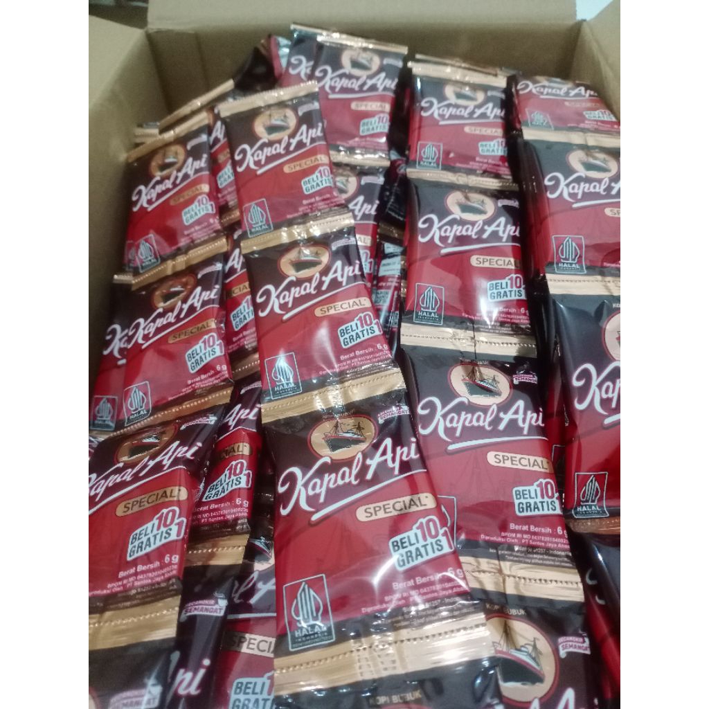 

Kapal Api Spesial 6Gr Isi 10 Sachet