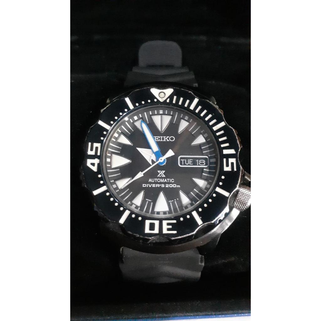 Seiko Prospex Monster SRP581K1 Automatic Diver 200m - Jam Tangan Sport Tangguh & Stylish, Preowned T