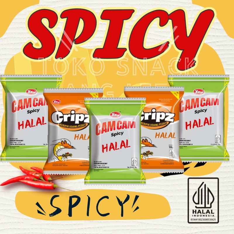 

Cemilan Pedas Manis Vegetarian Makanan Ringan Pedas Sweet Spicy Juicy Snack Pedas Renceng Manis Tidak