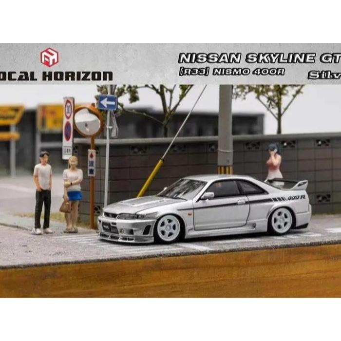 Focal Horizon 1:64 Nissan Skyline GTR R33 Nismo 400R Silver