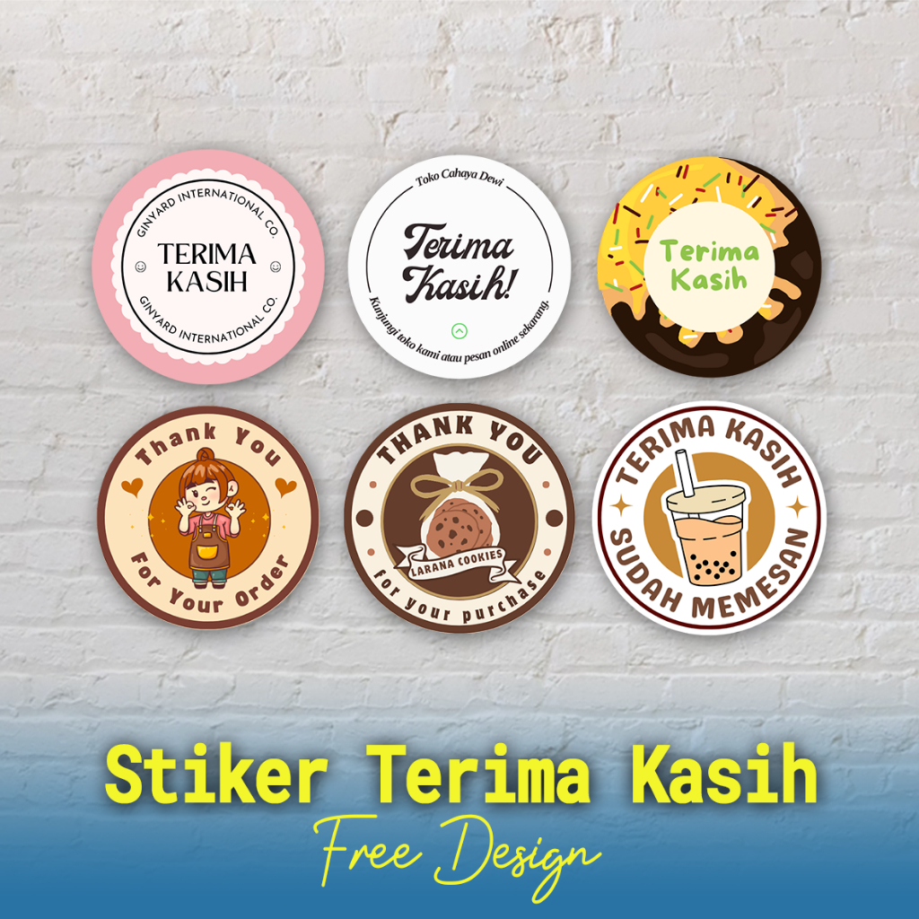 

Stiker Ucapan Terima Kasih, Stiker Terima Kasih Telah Order, Stiker Kromo Ucapan Terima Kasih, Stiker Kromo, Stiker 5x5cm DAPAT BANYAK, Stiker Free Design