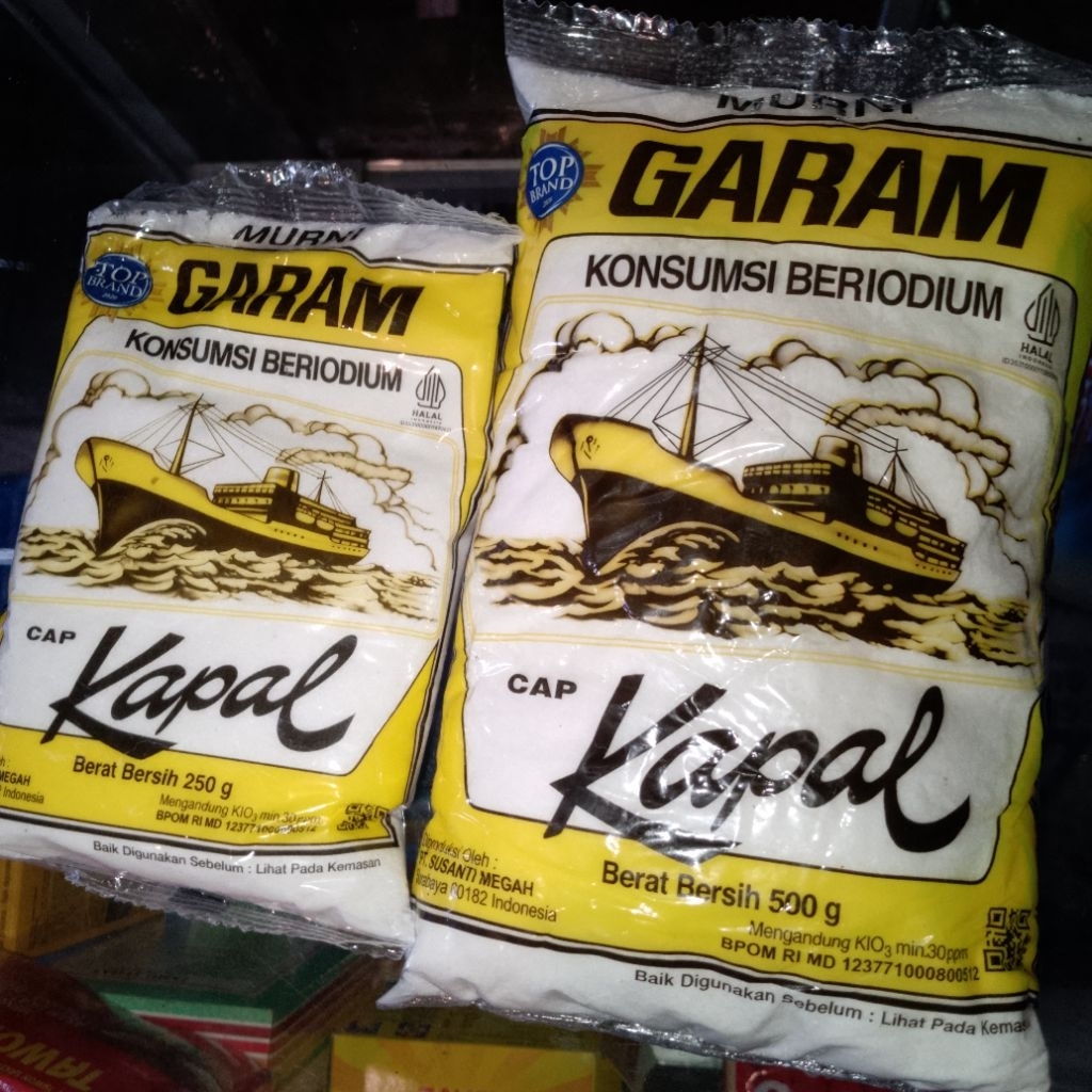 

GARAM DAPUR CAP KAPAL /garam 500g/garam 250g