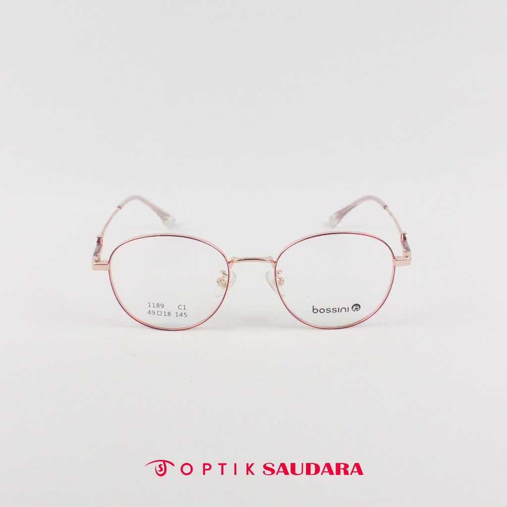 Optik Saudara - Frame Bossini - Kacamata Wanita Korea Model Elegant F B1189 C1 49