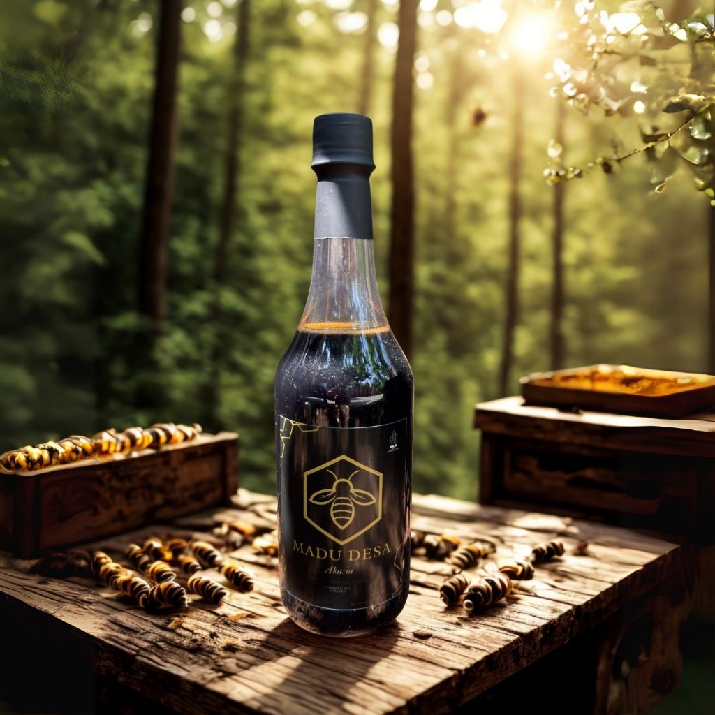 

[Baru]Madu Hutan Akasia Murni 1Kg Madu Hitam Madu Akasia Asli Raw Honey