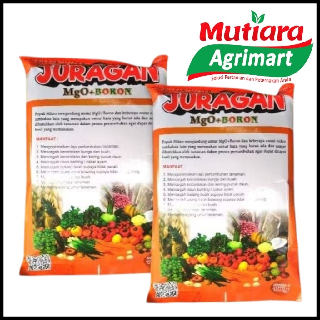 PUPUK JURAGAN BORON PLUS 1KG // BORON PLUS MG0