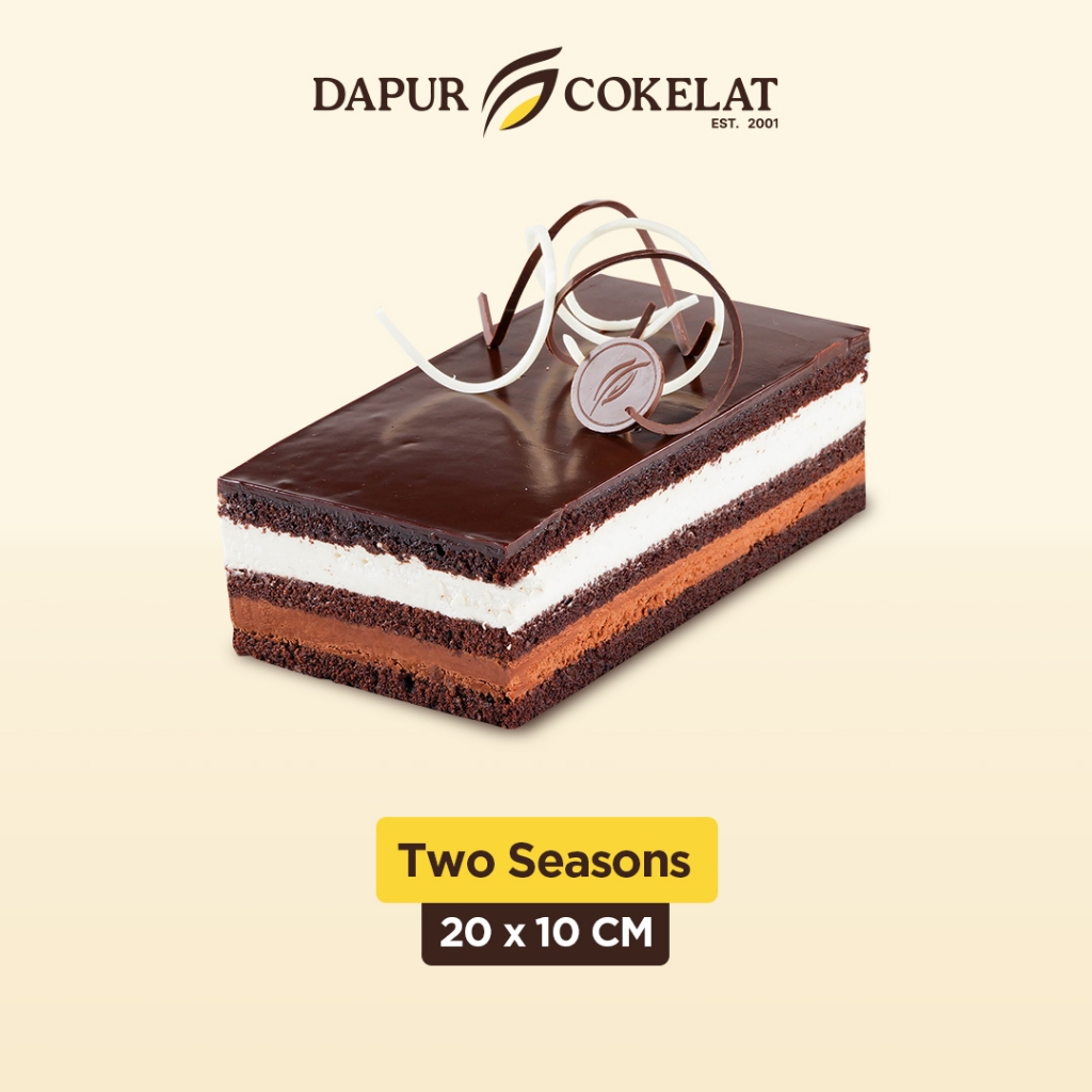 

DAPUR COKELAT - Two Season Cake 20x10 | Kue Cokelat untuk Semua Moment dengan Cream yang Lembut