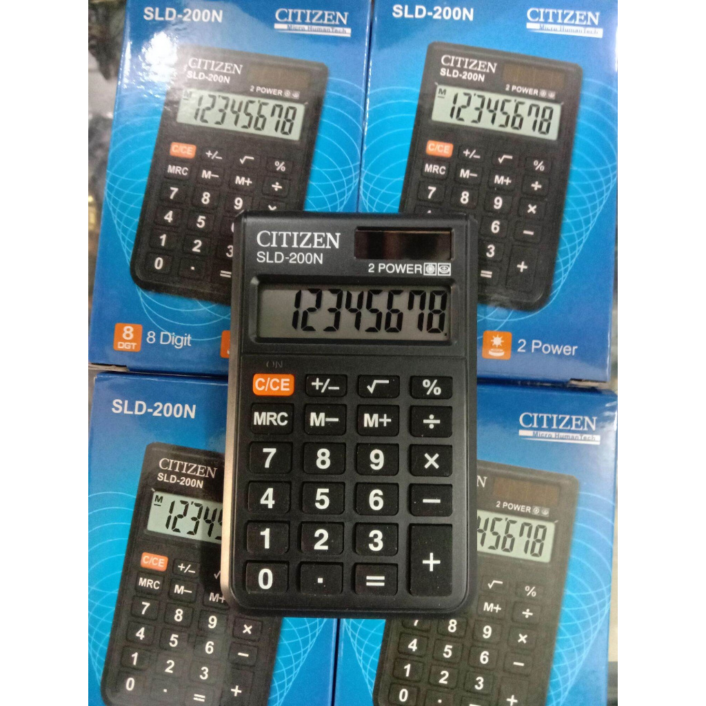 

Citizen SLD-200N Kalkulator Mini Digital 8 Digit