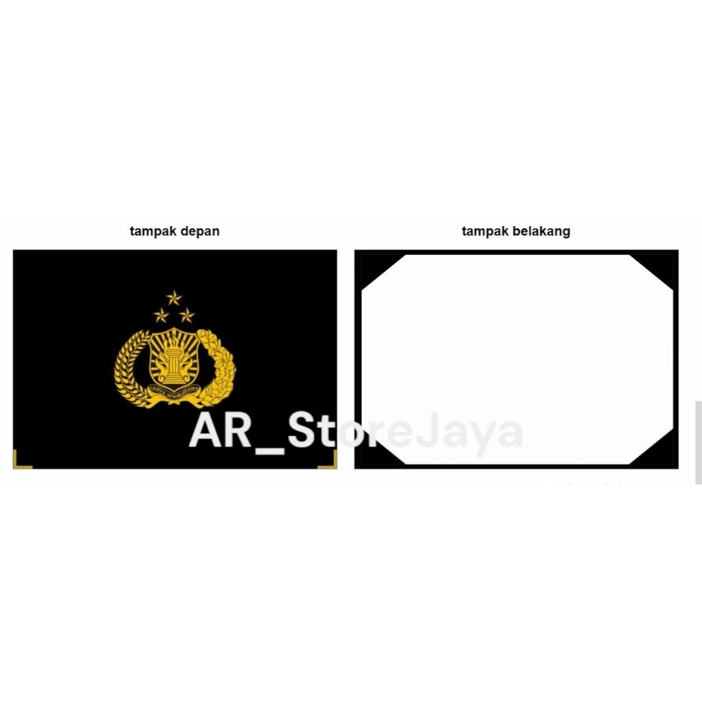 

Map MC satu muka custom logo bordir